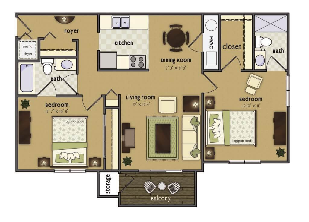 Grandview 2 bedroom scaled