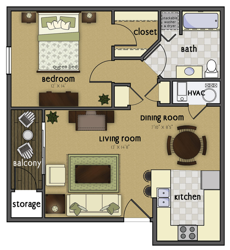 Floor Plan — Highpointe by Broadmoor Broadmoor