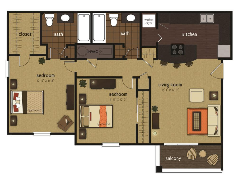 Lakeport 2 bedroom scaled