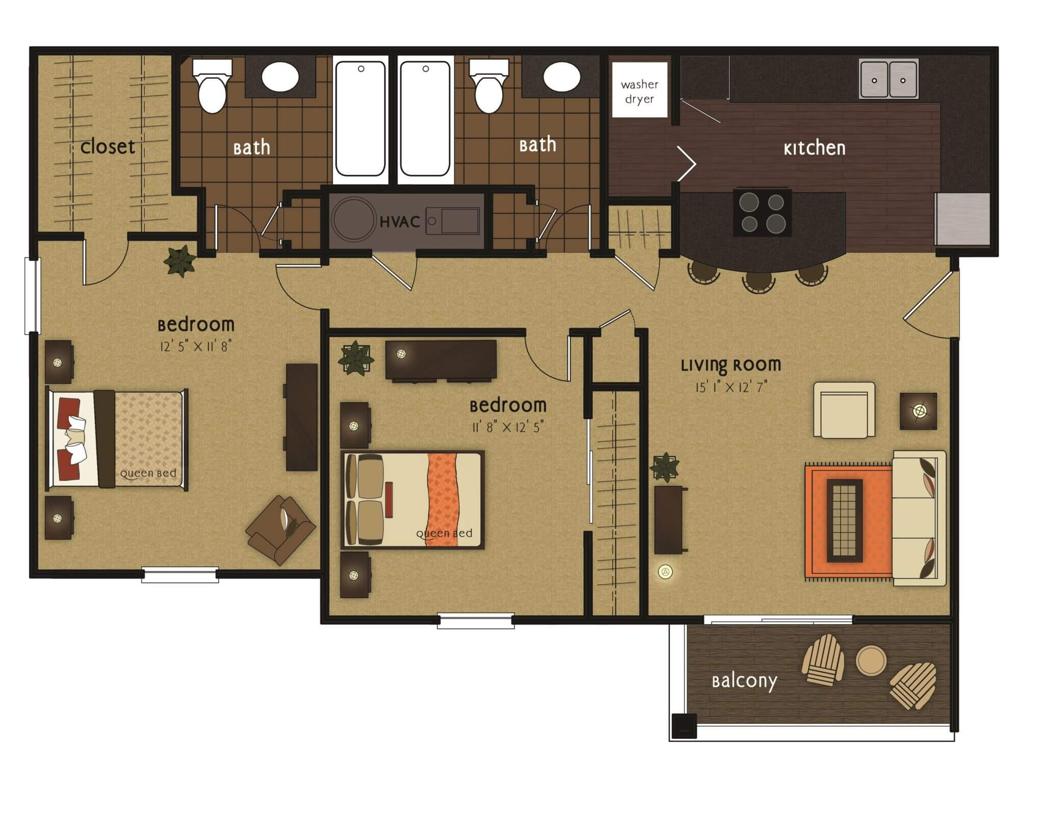 Floor Plans Glen Oaks by Broadmoor Broadmoor